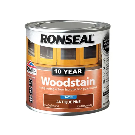 Ronseal 10 Year Woodstain Antique Pine Satin