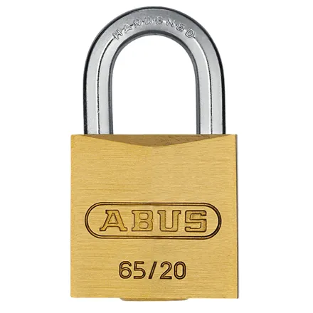 ABUS Compact Brass Padlock 65/20