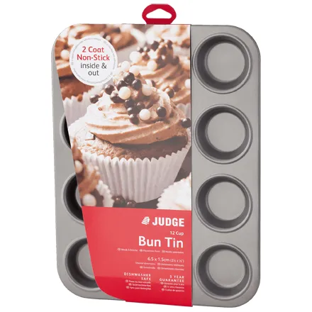 Judge Everyday 12 Cup Cupcake / Muffin Tin