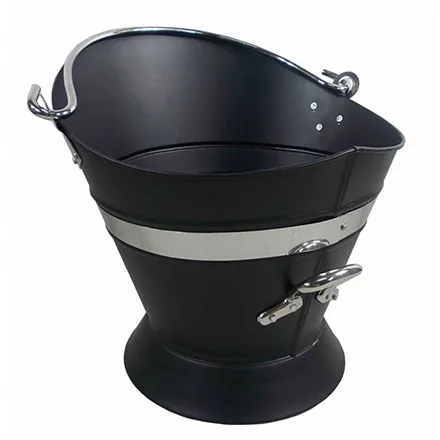 Castle Living Waterloo Coal Bucket with Silver Band