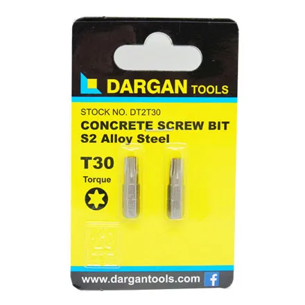 Dargan T30 Concrete Screw Bit- Torque head