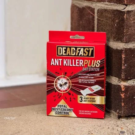 Deadfast Ant Killer Plus Bait Station 3 x 4g