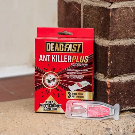 Deadfast Ant Killer Plus Bait Station 3 x 4g