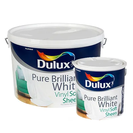 Dulux Soft Washable Sheen Pure Brilliant White Paint