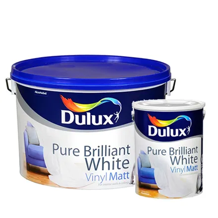 Dulux Vinyl Matt Pure Brilliant White Paint