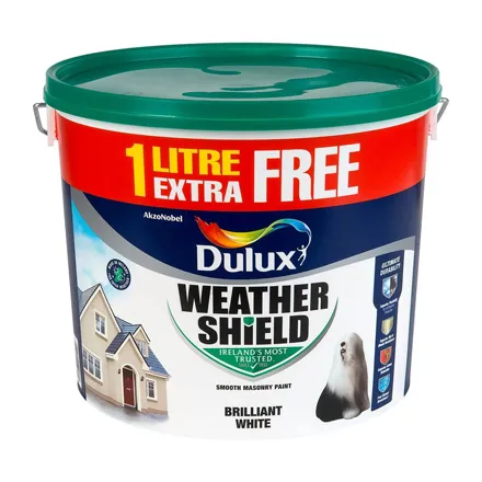 Dulux Weather Shield Brilliant White 11L