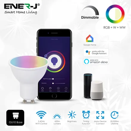 Ener-J Smart Wi-Fi 5W LED Dimmable Light Bulb