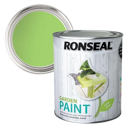 Ronseal Garden Paint Lime Zest 750ml