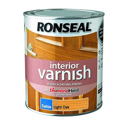 Ronseal Interior Varnish Light Oak Satin