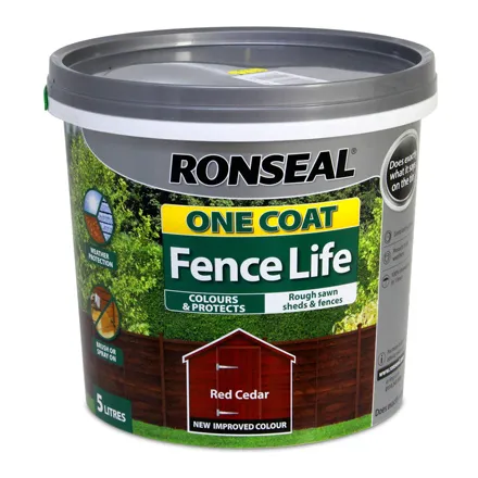 Ronseal One Coat Fencelife - 5 Litre