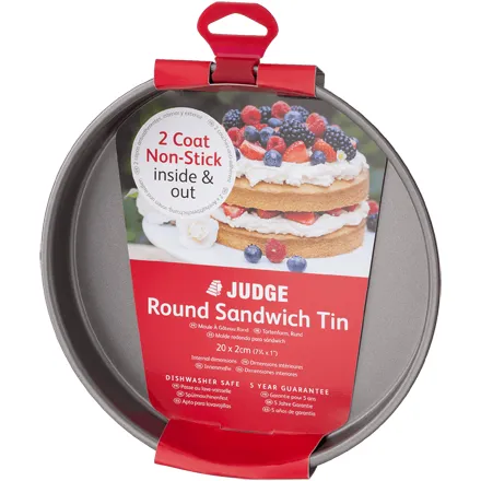 Judge Bakeware Non-Stick Round Sandwich Tin