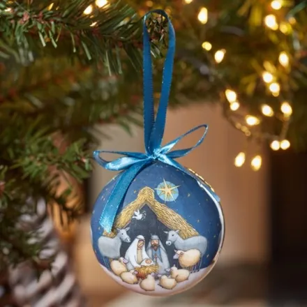 Vintage Baubles Nativity Box 7