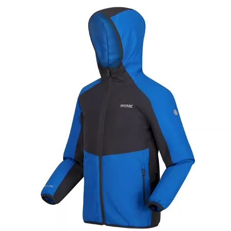 Regatta Volcanics VI Kids' Waterproof Jacket-Skydiver Blue-Dark Grey-Admiral Blue
