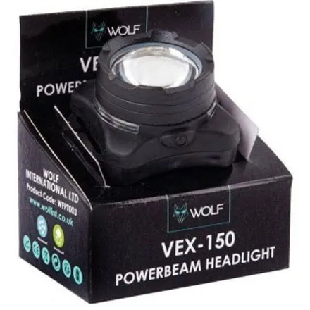 Wolf Vex Rechargeable Headtorch 150 Lumens