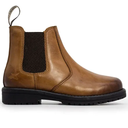 Xpert Heritage Wrangler Jnr Dealer Boots Tan